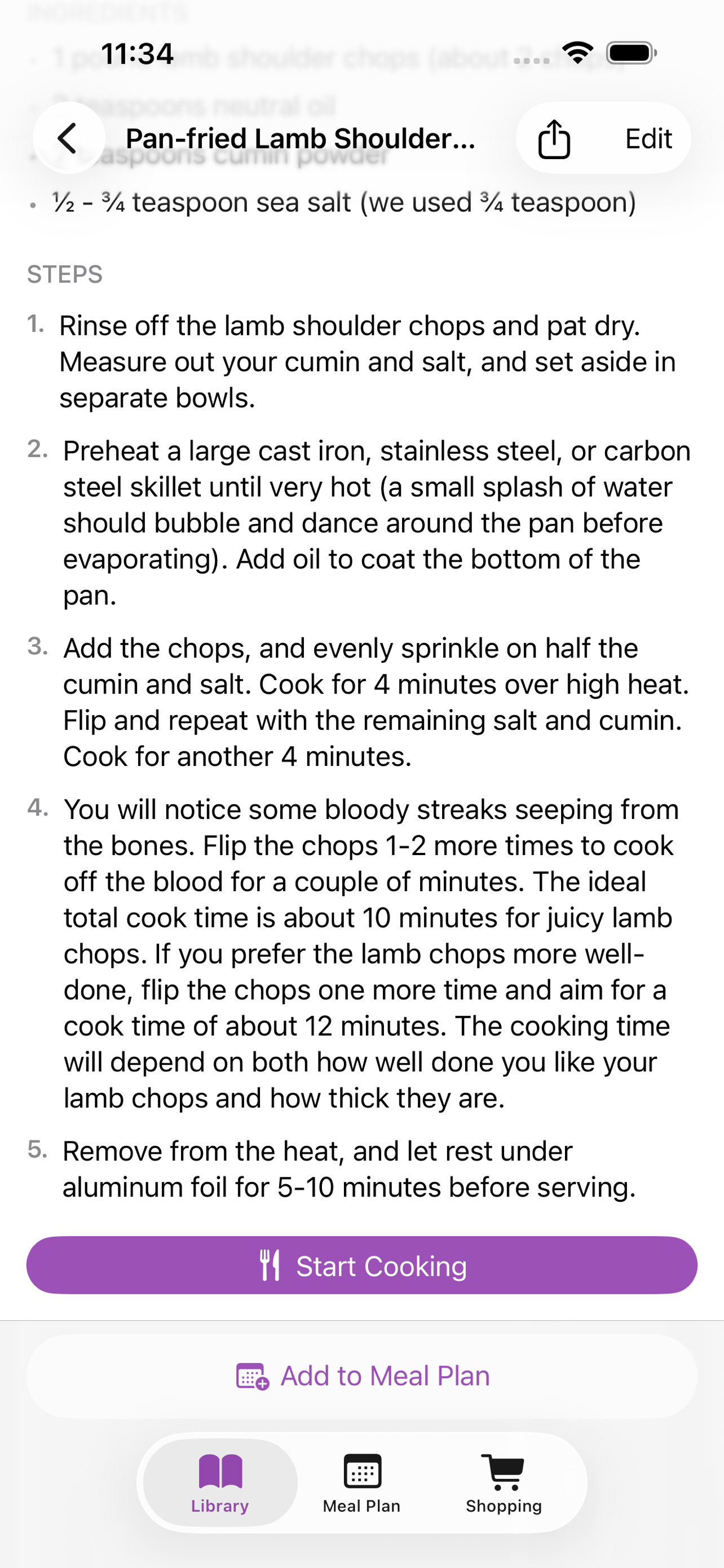 Ladle recipe cooking steps